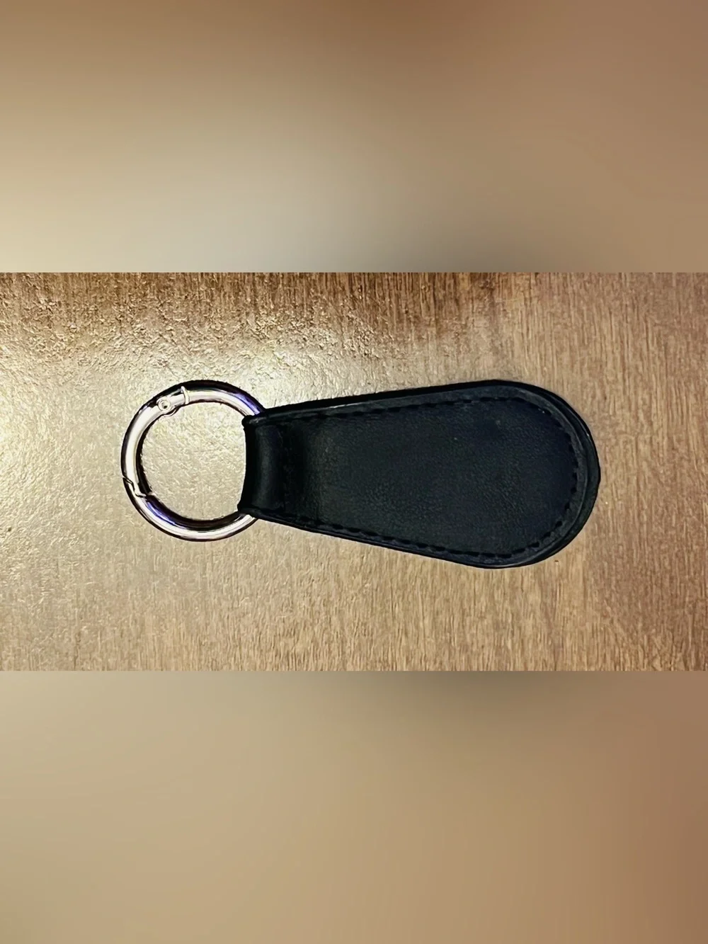 Ed Hardy Black Leather Keyring